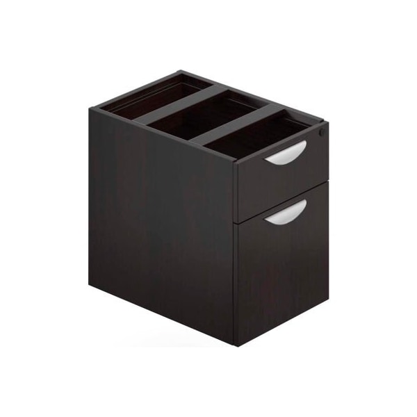 Gec Offices To Go 2 Drawer Hanging Pedestal in Espresso - Executive Modular Furniture SL22HBF-AEL - main
